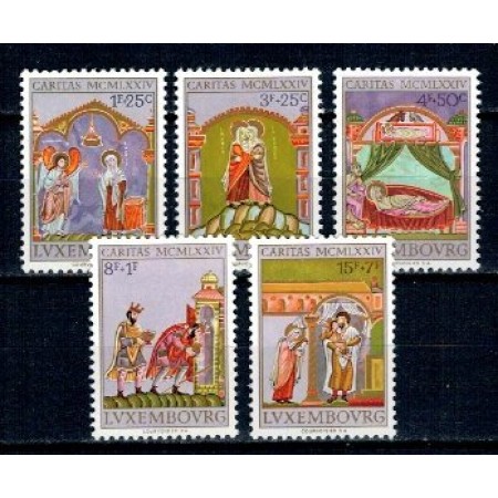 Luxemburg 1974 - Caritas, miniaturi, arta, serie neuzata Luxemburg 1974 - Caritas, miniaturi, arta, serie neuzata