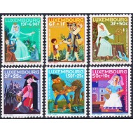 Luxemburg 1966 - Caritas, Craciun, povesti, serie neuzata