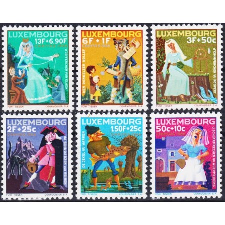 Luxemburg 1966 - Caritas, Craciun, povesti, serie neuzata Luxemburg 1966 - Caritas, Craciun, povesti, serie neuzata