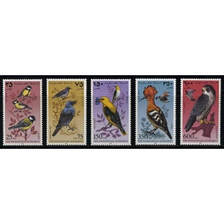 Palestina 1997 - Pasari, fauna, serie neuzata Palestina 1997 - Pasari, fauna, serie neuzata