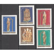 Ungaria 1980 - Sculpturi, religie, serie neuzata