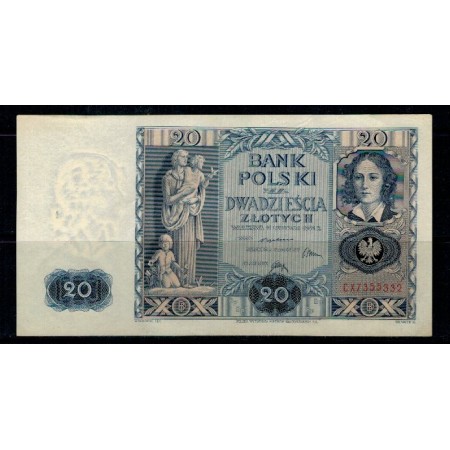 Polonia 1936 - 20 zlotych, circulata (XF+) Polonia 1936 - 20 zlotych, circulata (XF+)