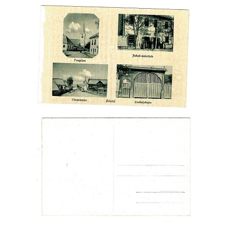 Bezid (Mures) 1940 - Colaj, magazin, biserica, ilustrata necircu Bezid (Mures) 1940 - Colaj, magazin, biserica, ilustrata necircu