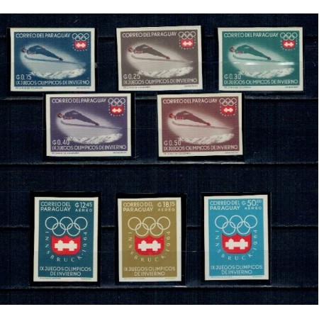 Paraguay 1963 - Jocurile Olimpice de iarna, serie ndt neuzata Paraguay 1963 - Jocurile Olimpice de iarna, serie ndt neuzata