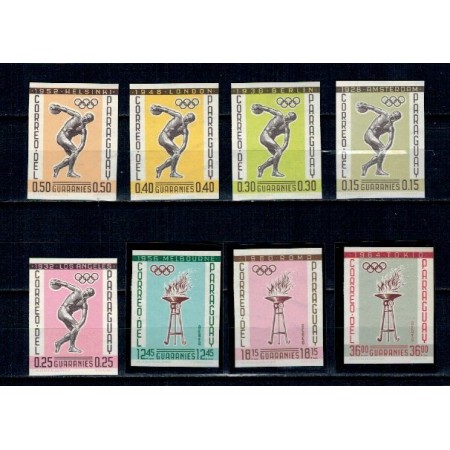 Paraguay 1962 - Sport, Jocuri Olimpice, serie ndt neuzata Paraguay 1962 - Sport, Jocuri Olimpice, serie ndt neuzata