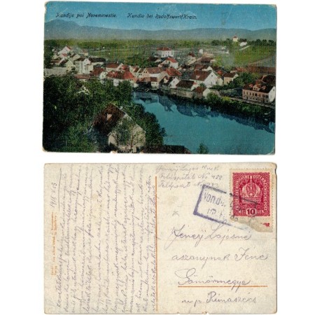 Kandija (Bosnia) - 1918 - Carte postala circulata