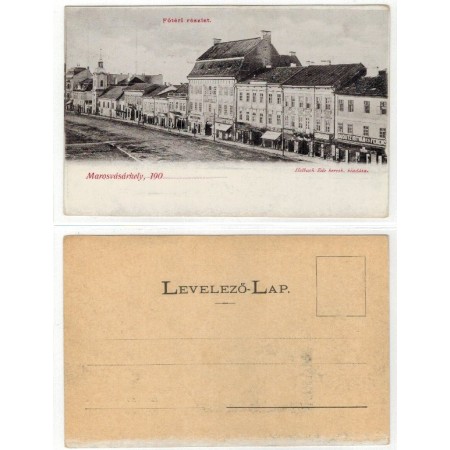 Targu Mures 1900 - Piata centrala, ilustrata necirculata