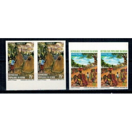 Benin 1983 - Religie, obiceiuri, serie perechi ndt neuzata