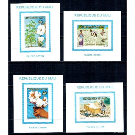 Mali 1996 - Bumbacul, serie colite ndt neuzate Mali 1996 - Bumbacul, serie colite ndt neuzate