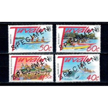 Tuvalu 1997 - Pescuit, serie neuzata SPECIMEN Tuvalu 1997 - Pescuit, serie neuzata SPECIMEN