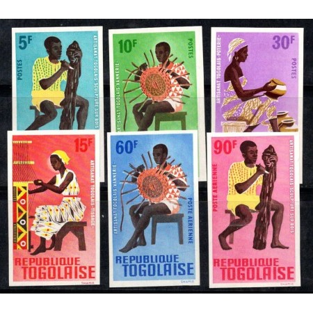 Togo 1966 - Artizanat, serie ndt neuzata Togo 1966 - Artizanat, serie ndt neuzata