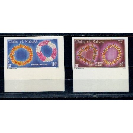Wallis & Futuna 1979 - Artizanat, bijuterii, serie ndt neuzata Wallis & Futuna 1979 - Artizanat, bijuterii, serie ndt neuzata