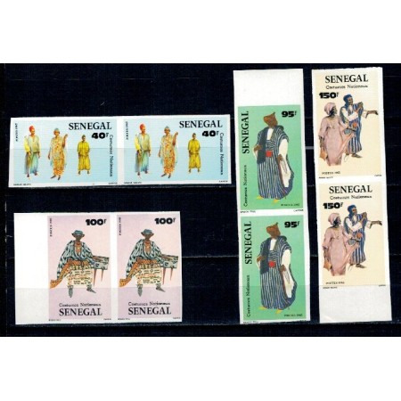Senegal 1985 - Port popular, serie perechi ndt neuzate Senegal 1985 - Port popular, serie perechi ndt neuzate