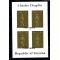 Guyana 1994 - Charlie Chaplin, KLB ndt neuzat, gold foil SPECIME