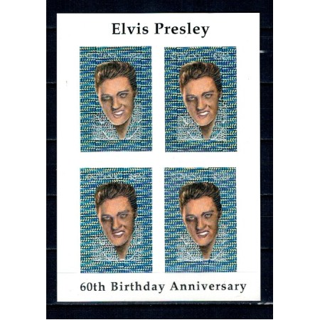 Guyana 1994 - Elvis, silber,  Mi 4528 I KLB ndt neuzat Guyana 1994 - Elvis, silber,  Mi 4528 I KLB ndt neuzat