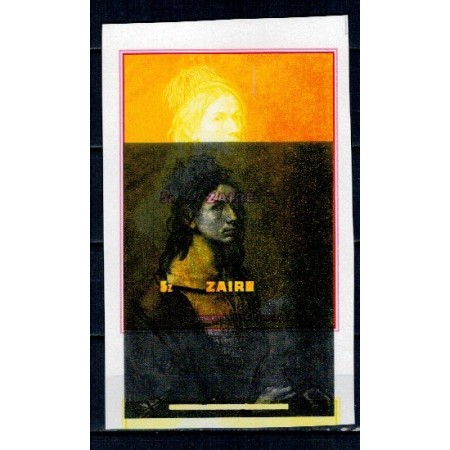 Zaire 1978 - Durer, pictura, colita ndt EROARE Zaire 1978 - Durer, pictura, colita ndt EROARE
