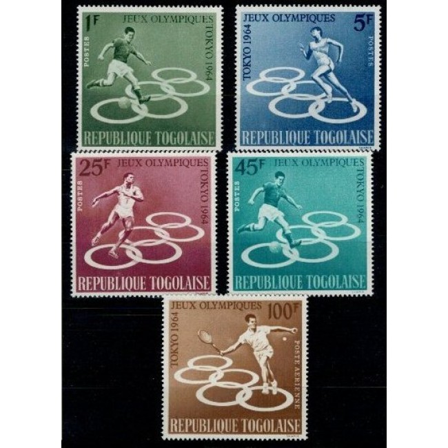 Togo 1964 - Jocurile Olimpice, serie neuzata