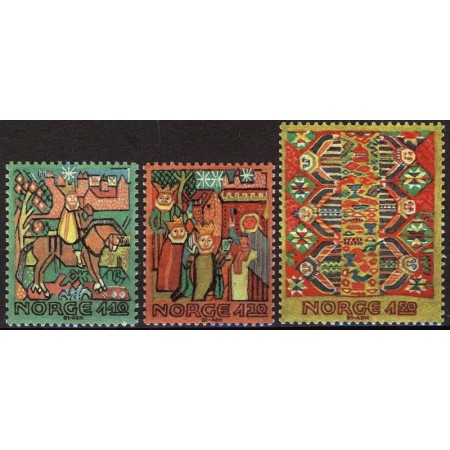 Norvegia 1981 - Craciun, mestesuguri, serie neuzata