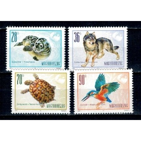 Ungaria 2001 - Fauna din Europa, animale, serie neuzata
