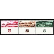 Israel 1969 - Porturi, vapoare, serie neuzata cu tab