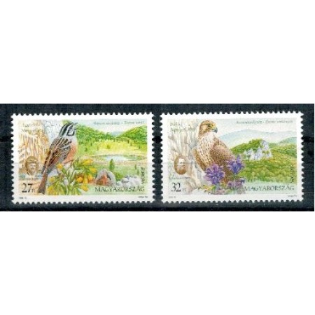 Ungaria 1999 - Rezervatii, pasari, serie neuzata