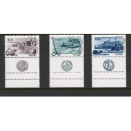 Israel 1967 - Porturi antice, serie neuzata cu tab