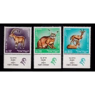 Israel 1967 - Fauna, animale, serie neuzata cu tab