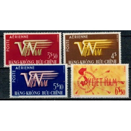 Vietnam Sud 1952/53 - Posta Aeriana, serie neuzata Vietnam Sud 1952/53 - Posta Aeriana, serie neuzata