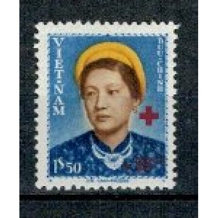 Vietnam Sud 1952 - Crucea Rosie, supr., neuzat Vietnam Sud 1952 - Crucea Rosie, supr., neuzat