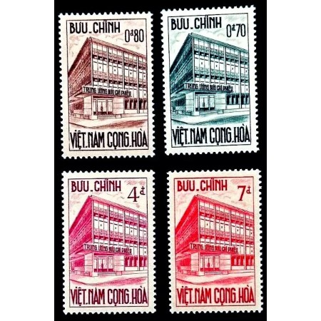 Vietnam Sud 1962 - Cladirea postei din Saigon, serie neuzata Vietnam Sud 1962 - Cladirea postei din Saigon, serie neuzata