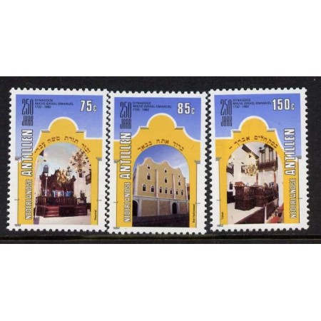 Antilele Olandeze 1982 - Sinagogi, serie neuzata