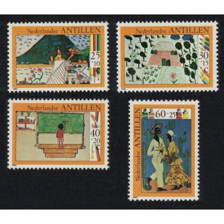 Antilele Olandeze 1980 - Pentru copii, serie neuzata