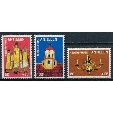 Antilele Olandeze 1980 - Biserici, serie neuzata