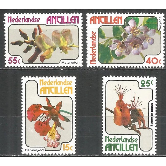 Antilele Olandeze 1978 - Flori, serie neuzata Antilele Olandeze 1978 - Flori, serie neuzata