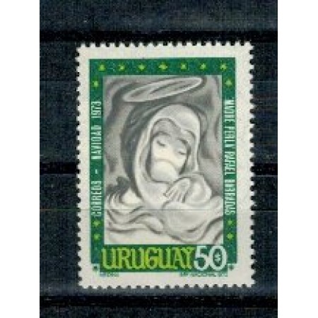 Uruguay 1973 - Craciun, neuzat Uruguay 1973 - Craciun, neuzat