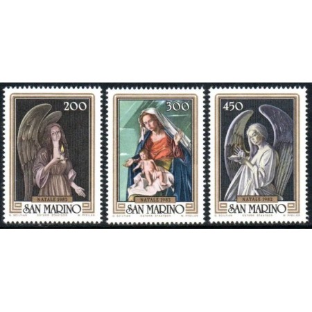 San Marino 1982 - Craciun, serie neuzata San Marino 1982 - Craciun, serie neuzata