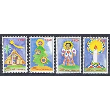 Suriname 1999 - Craciun, serie neuzata Suriname 1999 - Craciun, serie neuzata