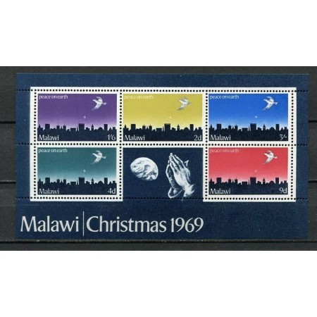 Malawi 1969 - Craciun, bloc neuzat Malawi 1969 - Craciun, bloc neuzat