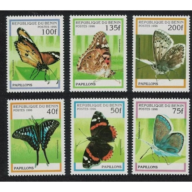 Benin 1996 - Fluturi, serie neuzata