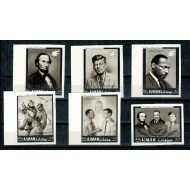 Ajman 1968 - Drepturile Omului, Lincoln, Kennedy, serie ndt neuz