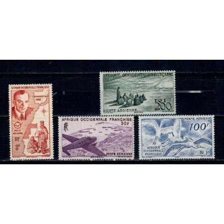 Africa Occidentala Franceza 1947 - Posta Aeriana, serie neuzata Africa Occidentala Franceza 1947 - Posta Aeriana, serie neuzata