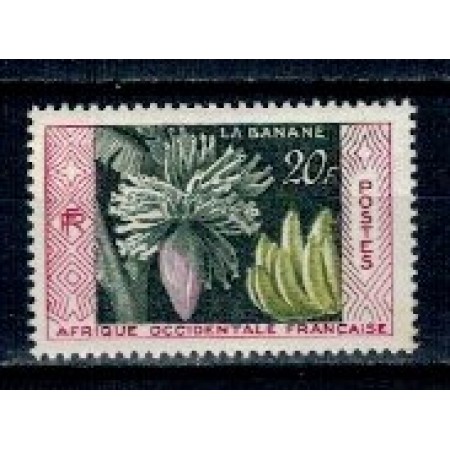 Africa Occidentala Franceza 1958 - Bananieri, neuzat Africa Occidentala Franceza 1958 - Bananieri, neuzat