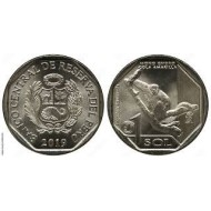 Peru 2019 - 1 sol, comemorativa, UNC
