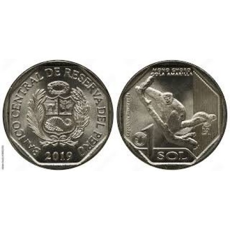 Peru 2019 - 1 sol, comemorativa, UNC
