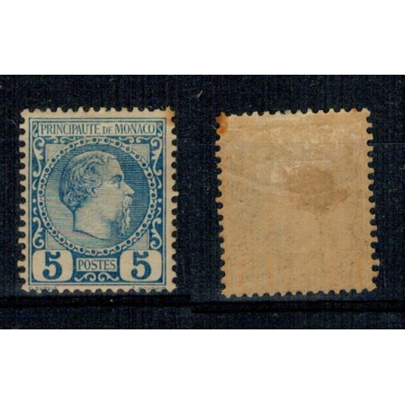 Monaco 1885 - Mi 3 nestampilat Monaco 1885 - Mi 3 nestampilat