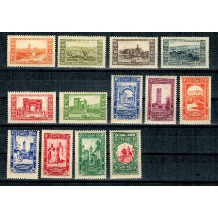 Algeria 1930 - Vederi, motive locale, serie neuzata Algeria 1930 - Vederi, motive locale, serie neuzata
