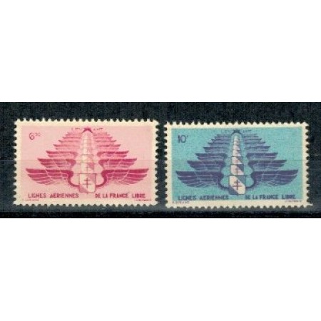 Levant, posta franceza 1942 - Aviatia, serie nestapilata Levant, posta franceza 1942 - Aviatia, serie nestapilata