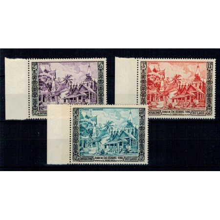 Laos 1954 - Jubileul Regelui Sisavang Vong, serie neuzata Laos 1954 - Jubileul Regelui Sisavang Vong, serie neuzata