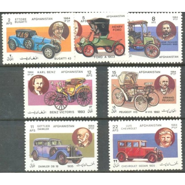 Afganistan 1984 - Masini de epoca, serie neuzata