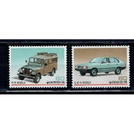 Korea Sud 1983 - Autovehicule, serie neuzata